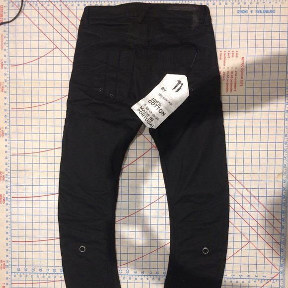 NWT 11 by Boris Bidjan Saberi BBS Twisted Jeans - Picture 4 of 7